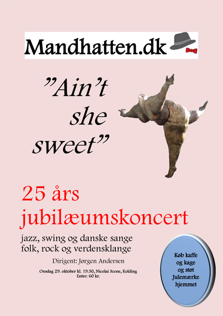 Plakaten til Mandhatten.dks 25 rs Jubilumskoncert