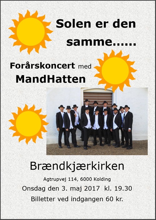 Koncertplakat Brndkjrkirken